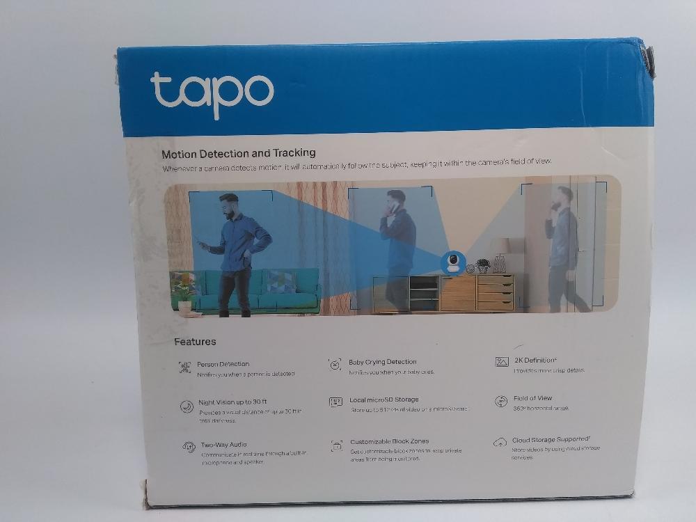 TP-Link Tapo C210 2K Pan Tilt Security Camera 2-Pack Baby Pet Monitor WiFi