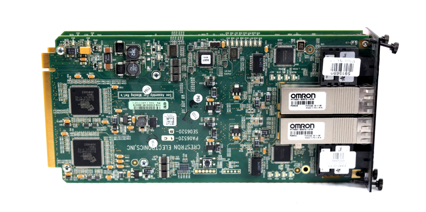 Crestron DMCO-11 Fiber Output Card For DM Switches w309