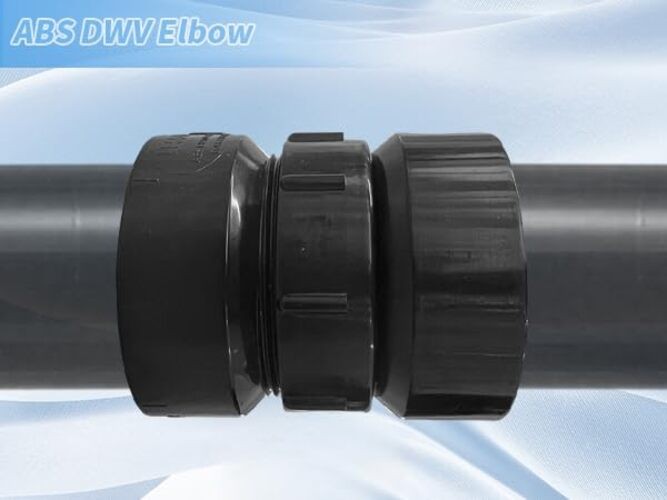 Lesso 1 1/2”ABS Union 1-1/2-Inch X 1-1/2-Inch Hub 1-1/2 x 1-1/2 Inch H Union