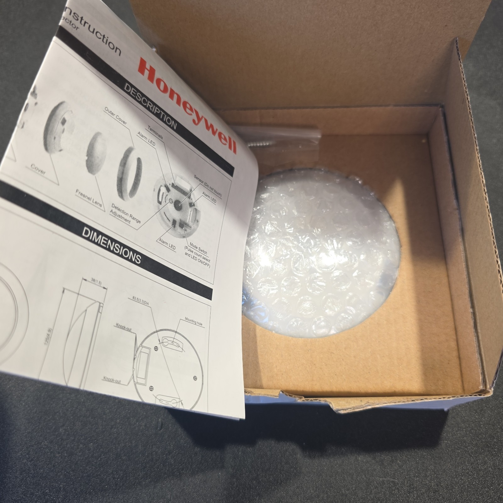 New Honeywell IS-280CM Passive Infrared 360 Degree Ceiling Mount Motion Detector