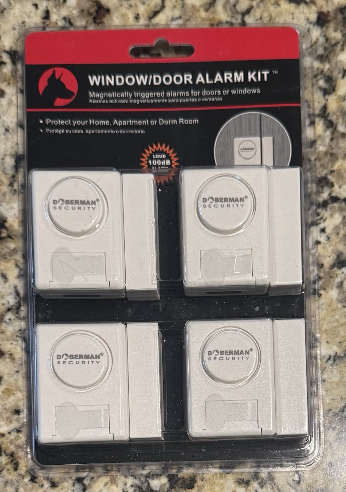 Doberman Security Window/Door Alarm Kit Model SE-0137 White Brand New Sealed