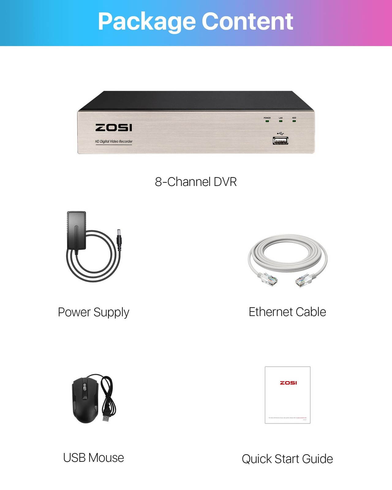 3K Lite 8 Channel Hybrid 4 in 1 HD TVI CCTV DVR, AI Human/Vehicle Detection, …