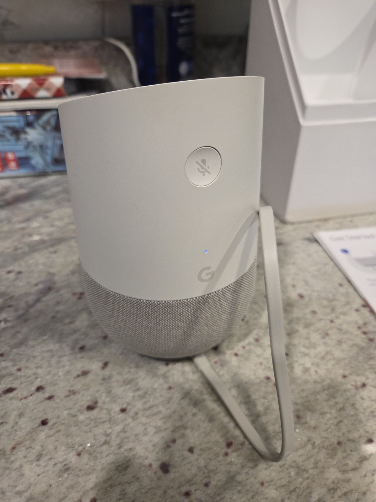 Google Home Smart Assistant White Slate Edition US Model, Used Great Condition