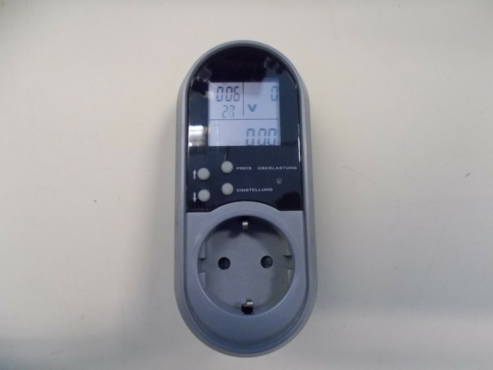 Electricity Cost Meter With 2X1.5V Battery, Model DEM1379A, #K-87-6