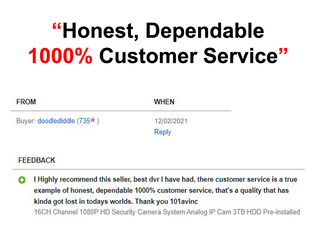 101AV 8CH DVR Home Security 1TB HDD 1080P 5MP Lite Analog 4MP IP Camera (no PoE)