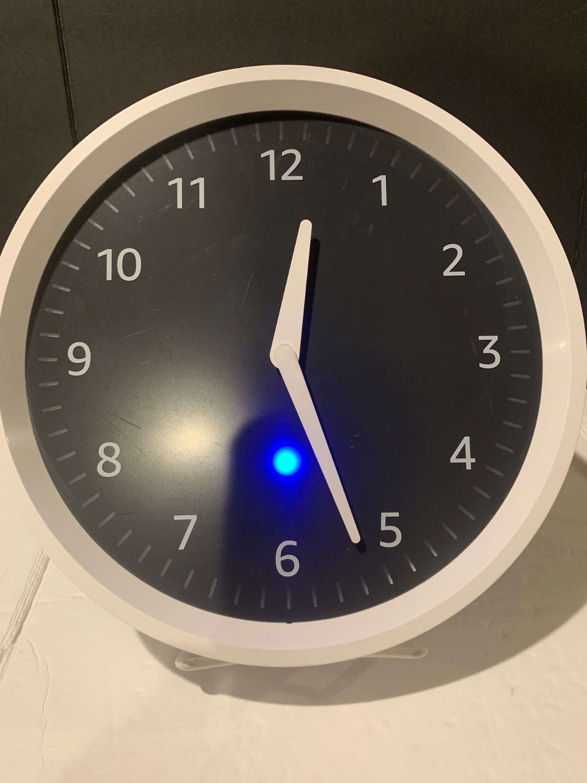 Amazon Echo Wall Clock Compatible w Amazon Alexa Untested sold as is for parts