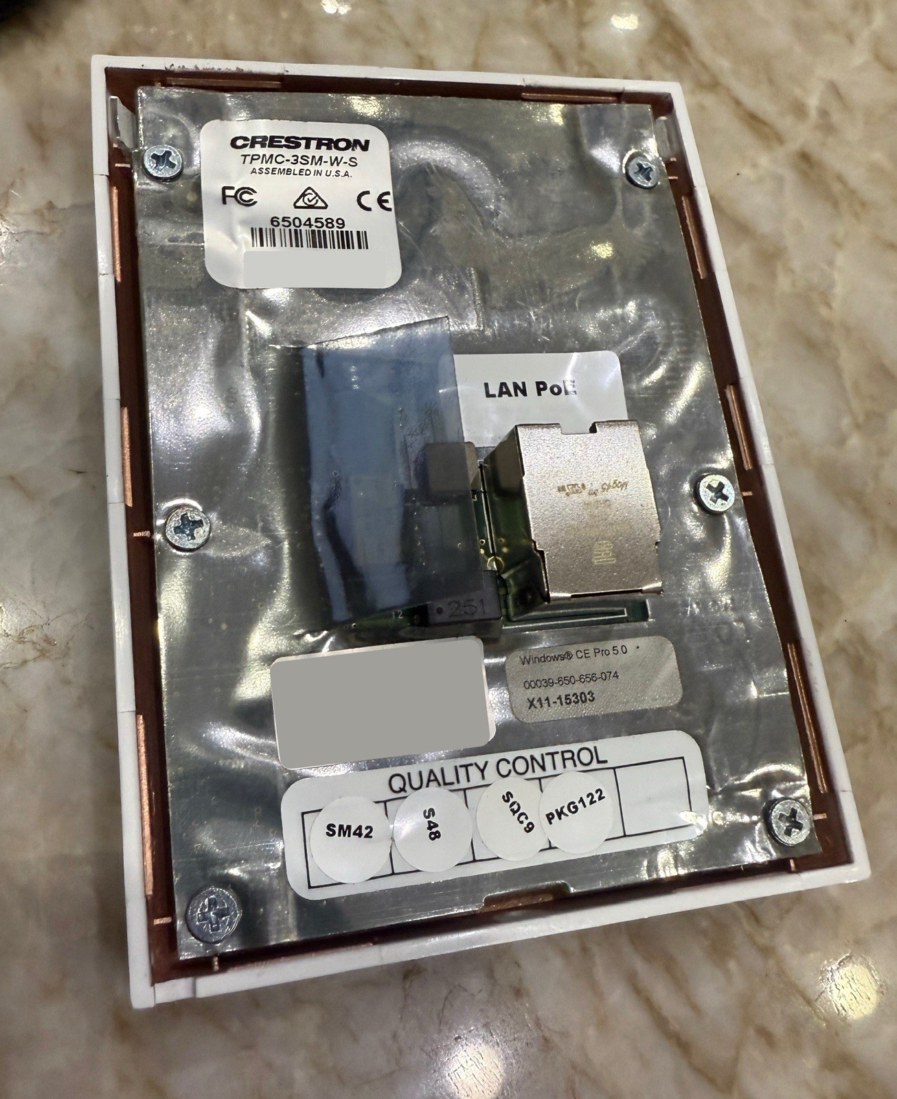 Crestron TPMC-3SM-W-S 2.8in Touch Screen Room Scheduling White TPMC AA-6