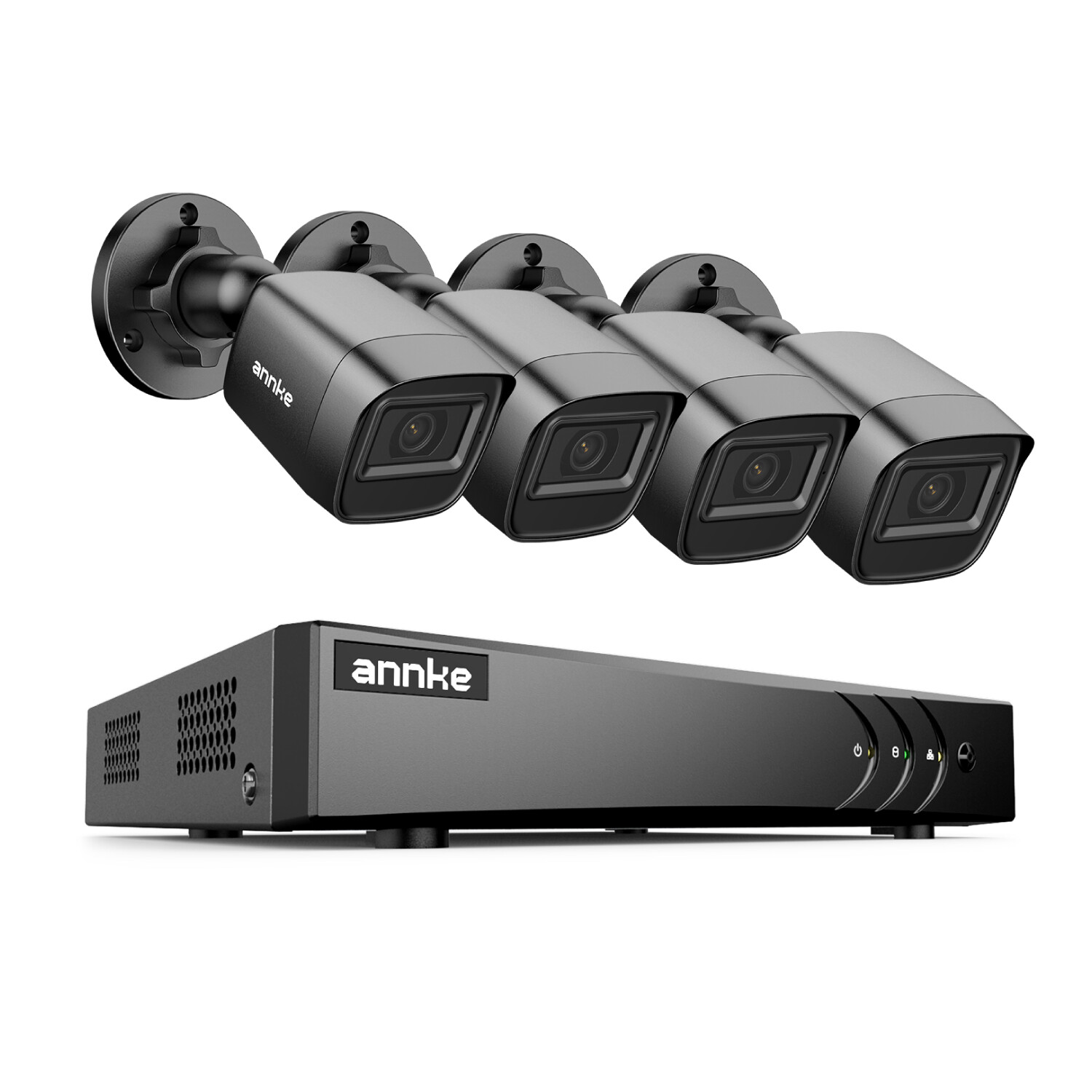 ANNKE 8CH 3K Lite DVR 1080P Wired Security Camera System Human Vehicle Detection
