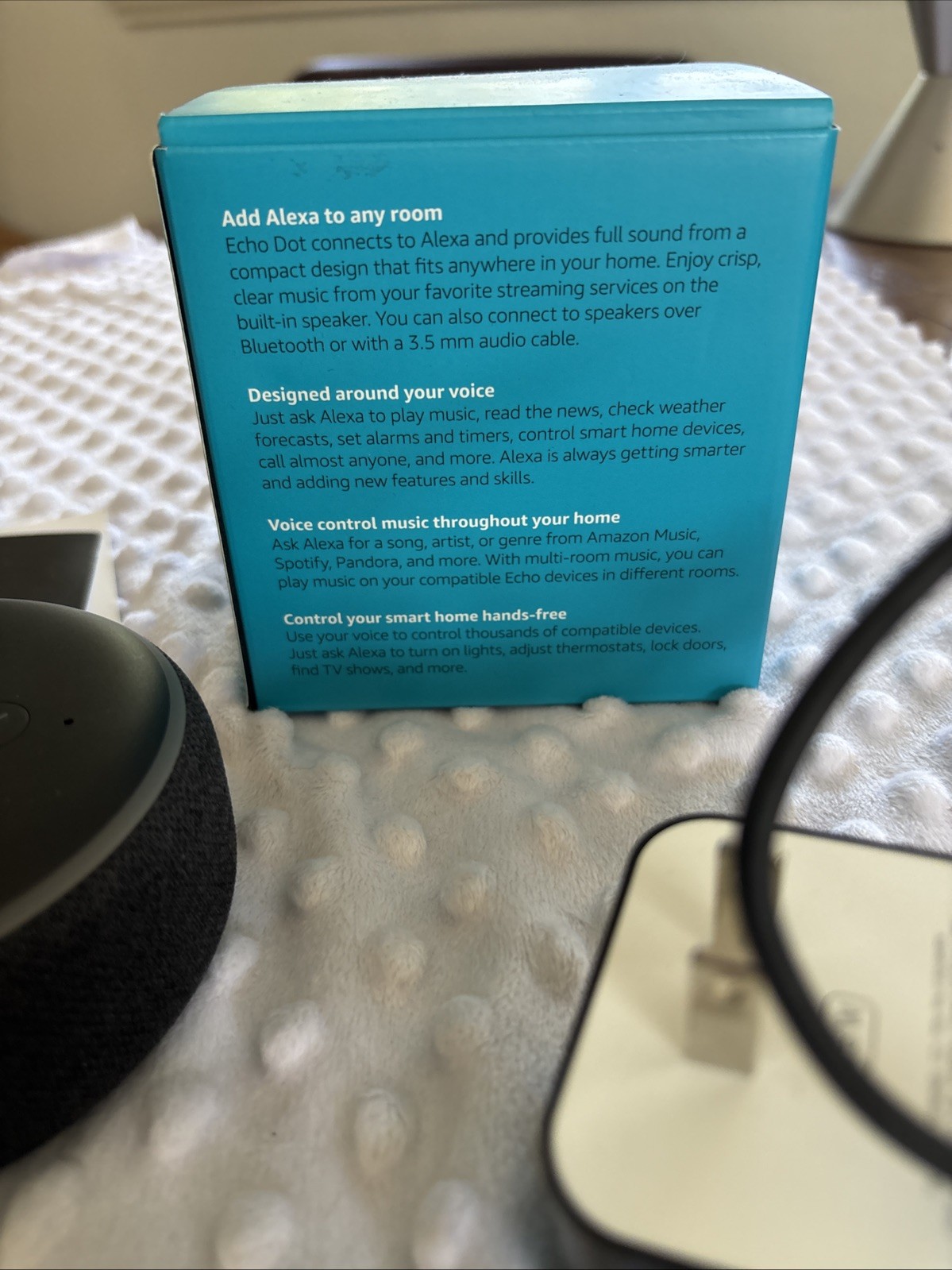 Amazon Echo Dot (3rd Generation) Smart Speaker Charger New Open Box