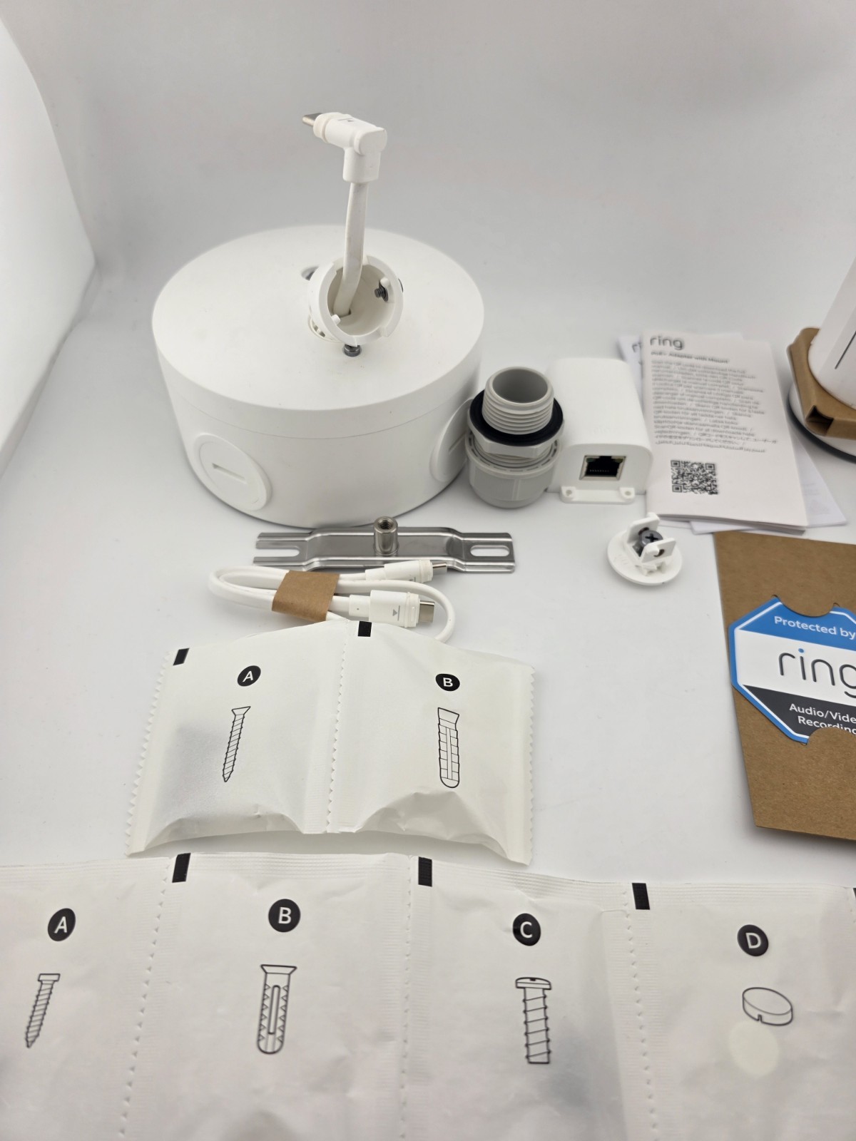 Ring Outdoor Cam Plus Power over Ethernet (PoE) – Wide-Angle 2K Video