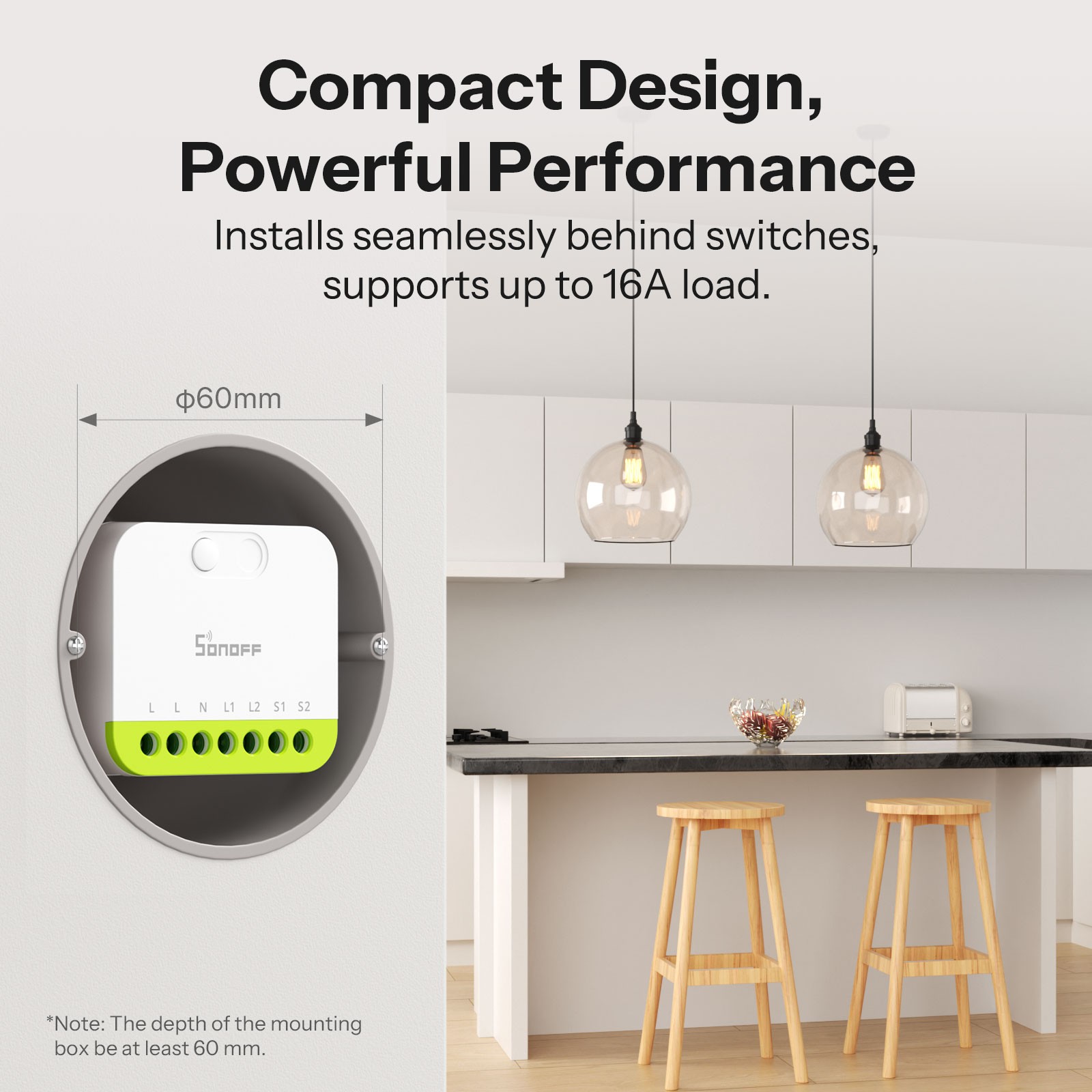 SONOFF MINI DUO Dual-Load Zigbee Smart Switch Extreme Module Intelligent Control