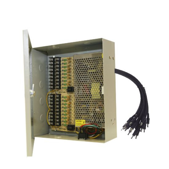 18 Port 12V POWER SUPPLY BOX For 18Ch CCTV CAMERAS