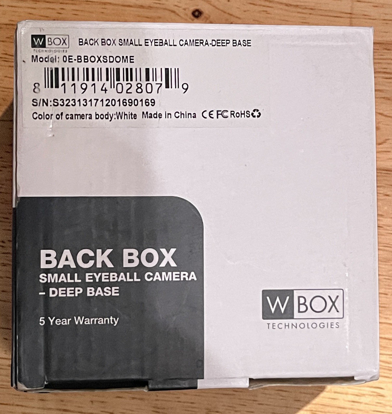 W Box 2MP HD Eyeball Dome Camera (White) 1920 X 1080 TRUE DAY/NIGHT
