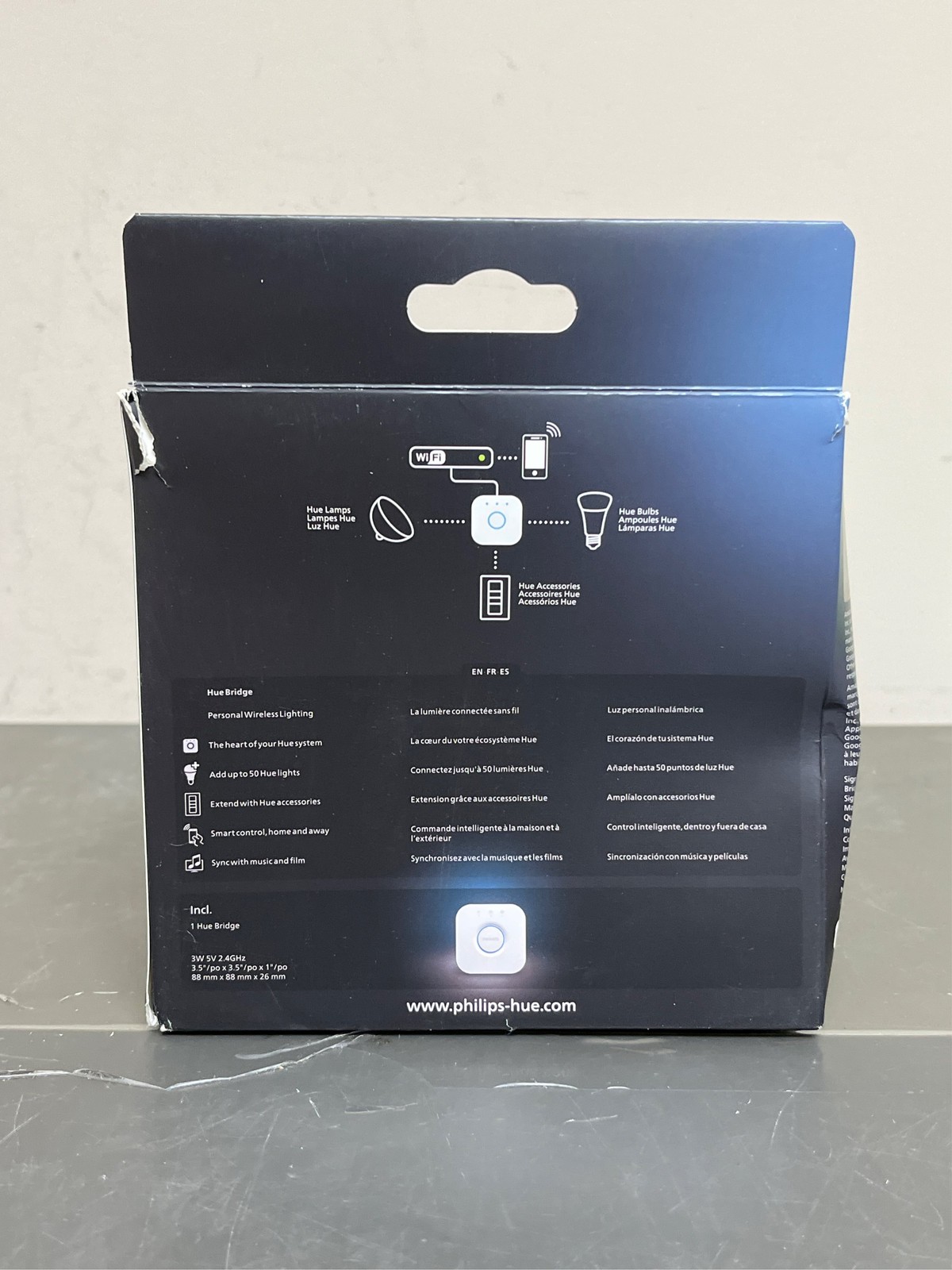 Philips Hue WiFi Smart Bridge White 1 pk 1