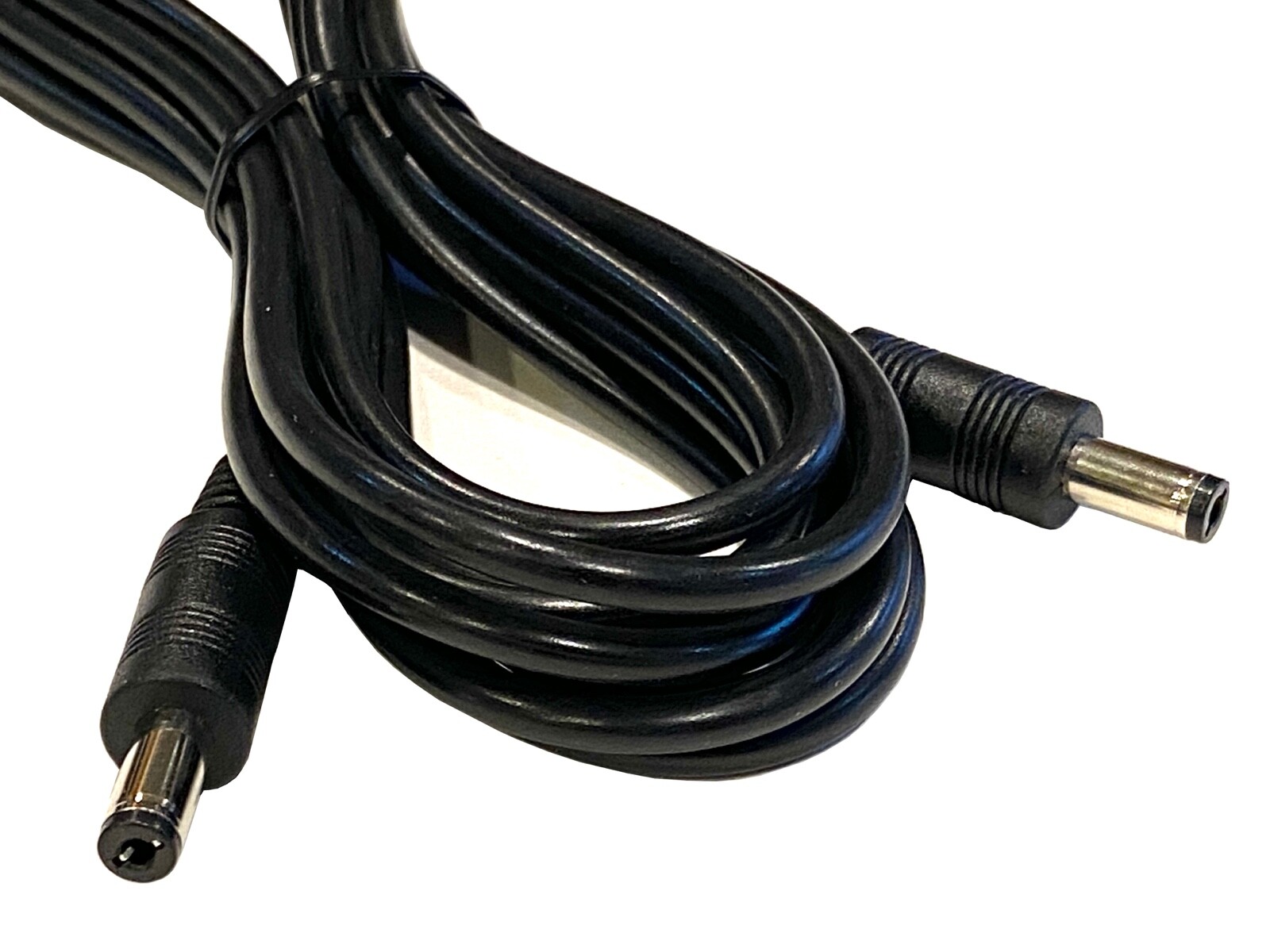 (10) Pack of 10ft DC Barrel Power Cables Male to Male 5.5mm X 2.1mm Plugs
