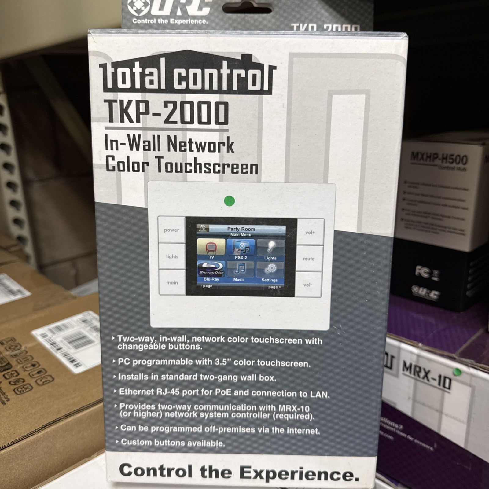 URC TKP-2000 Total Control In-Wall Network Touchscreen 3.5″ *Sealed* NEW (NIB)