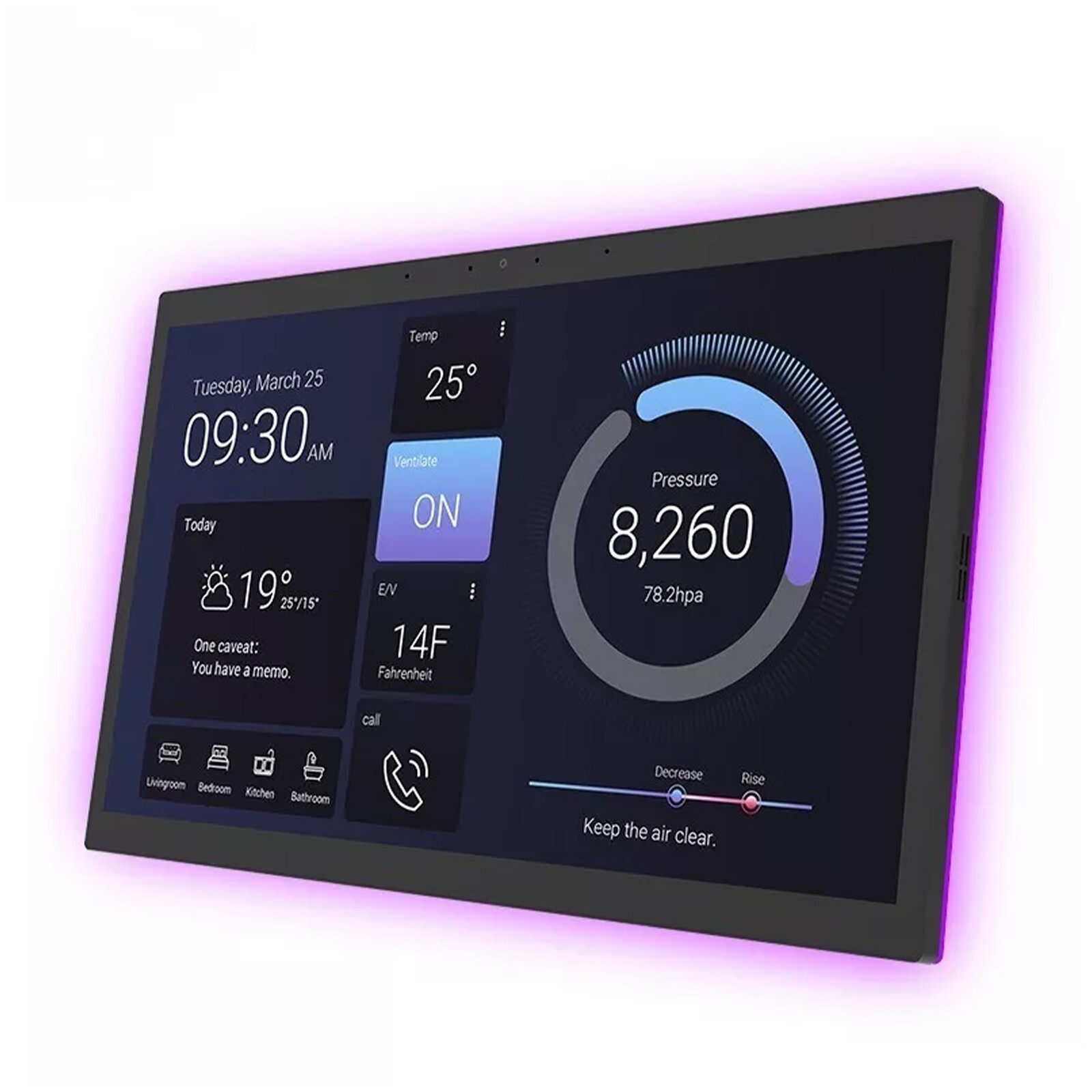 15.6 Inch Wall Mounting Android Display Automation Device Control Tablet PanelyV