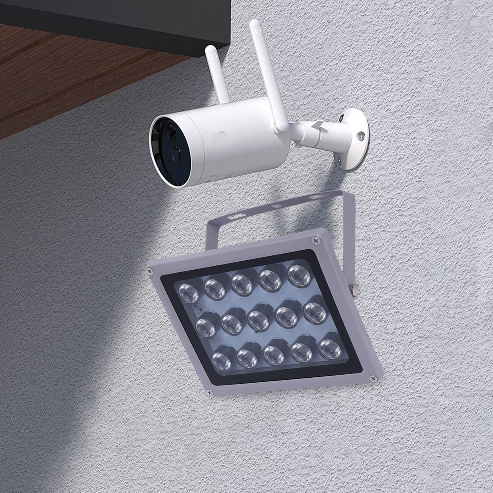 30W 12V IR Infrared Illuminator Lamp Night Vision Security Floodlight For CCTV