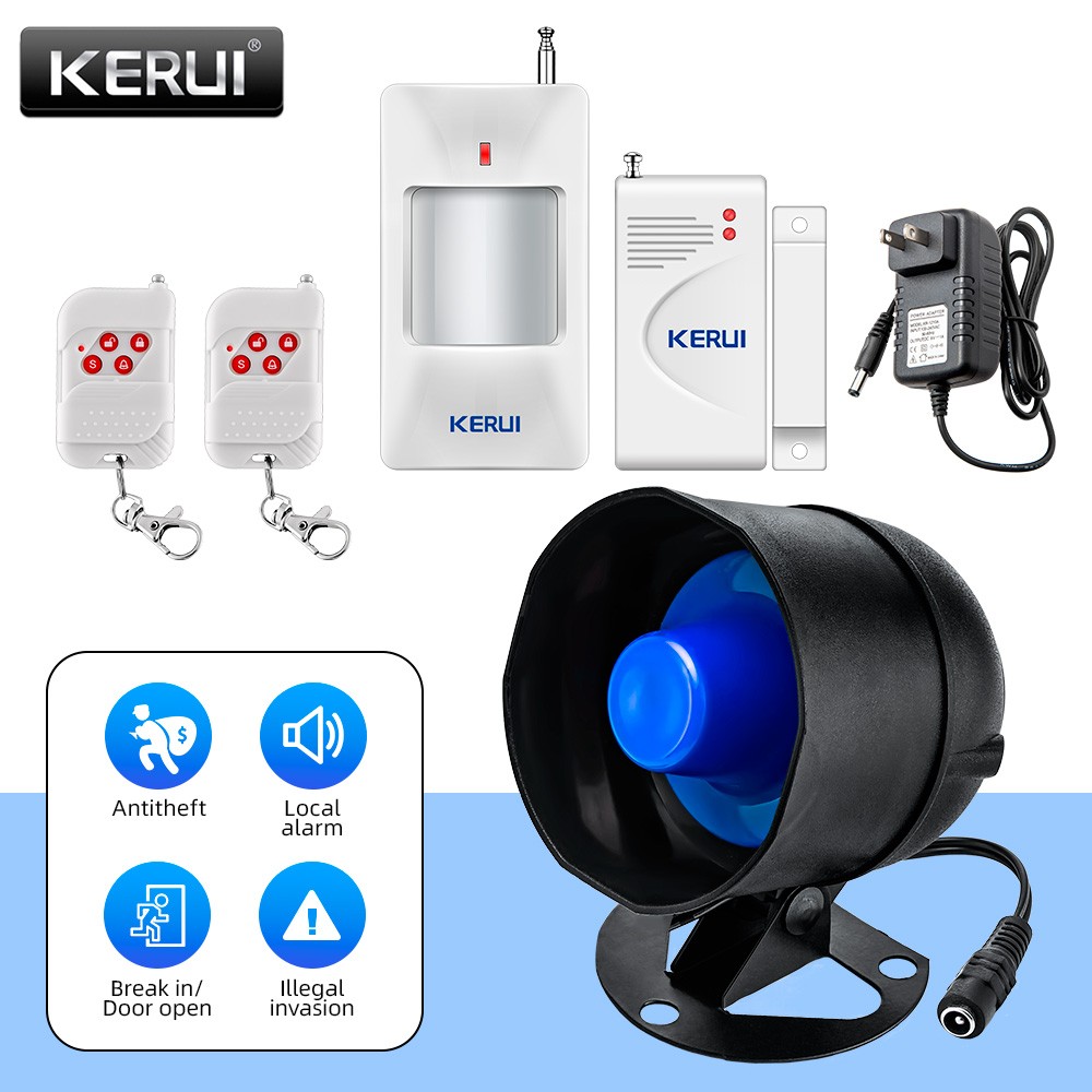Wireless 110dB Home Security Alarm Kit Anti Theft Burglar Alarm With Remote