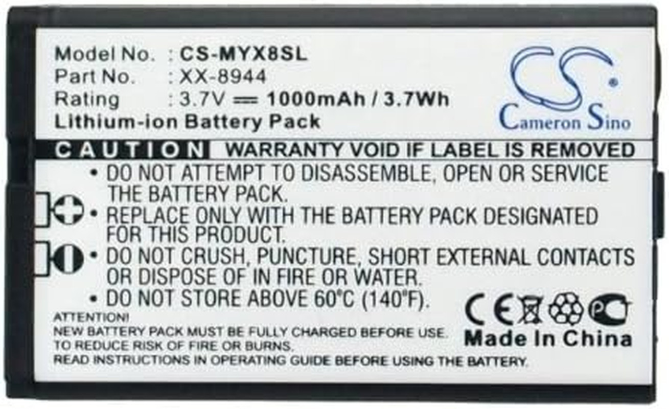 ACCCHEN Rechargeable Battery for MYX8, MYX-8 (1000Mah) XX-8944