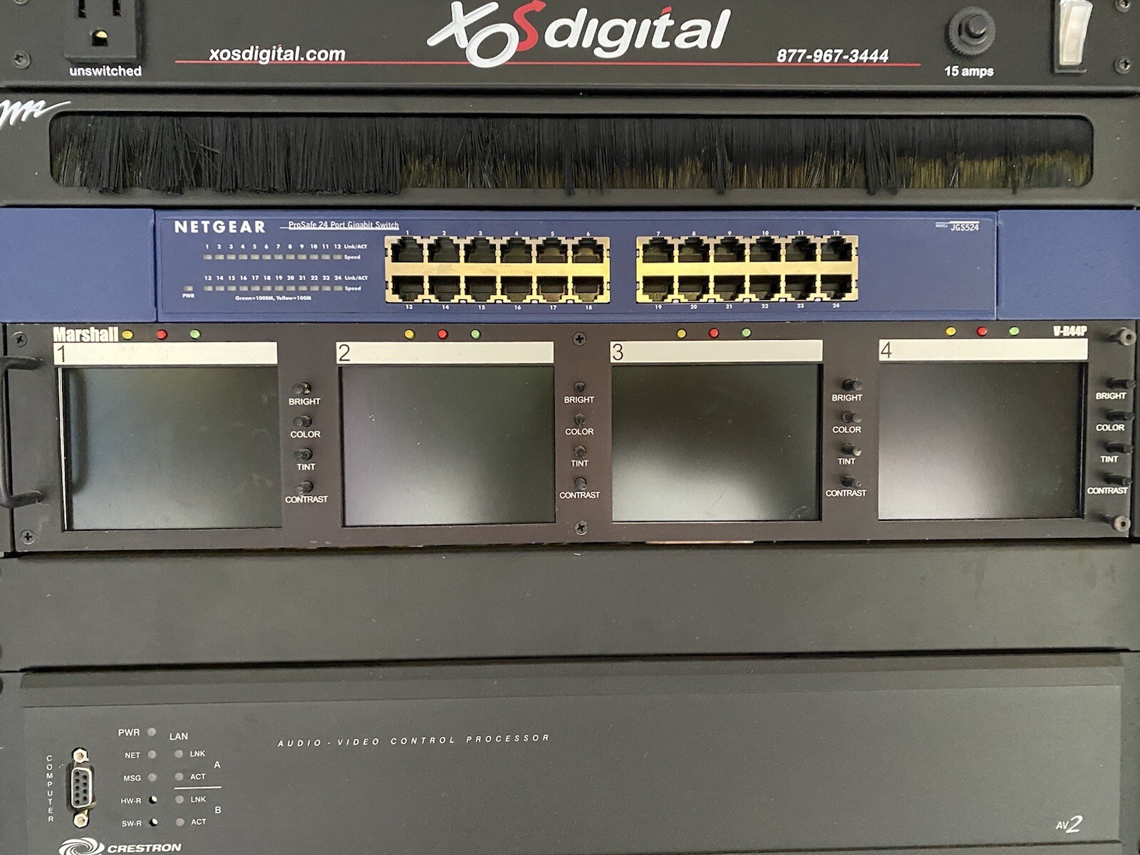 Crestron Universal Digital Media Switcher, Black- DMMD16X16 + Other Components