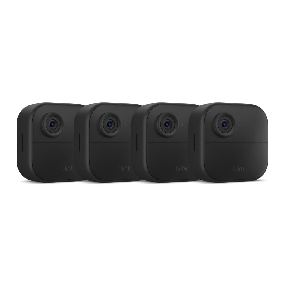 2024 Blink Outdoor 4th (4th Gen) 4 Camera Wireless HD Home Security System NEW