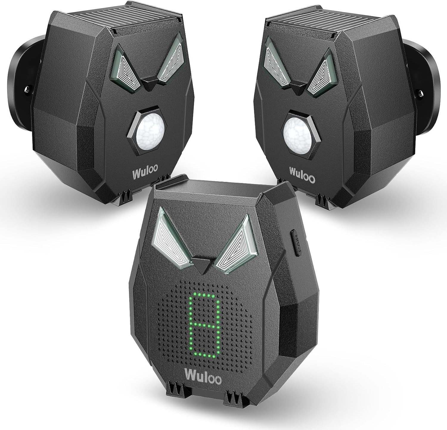 Solar Wireless Driveway Alarm, Outdoor Motion Sensor Detector Alarms Driveway