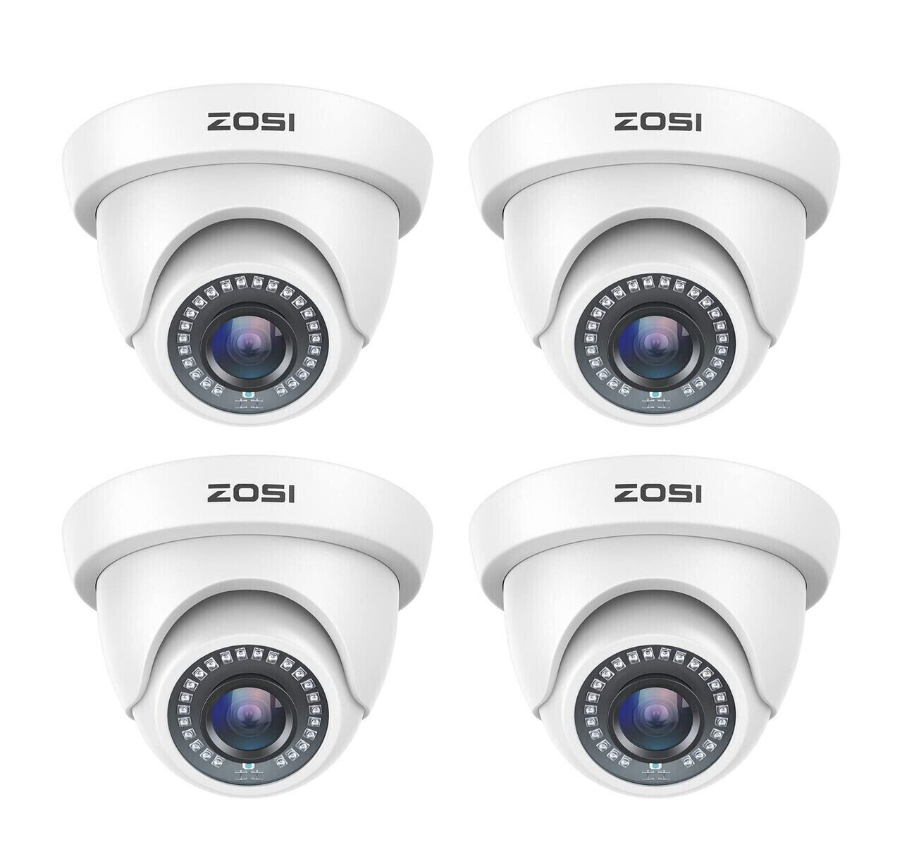 ZOSI 4-in-1 TVI 1080P Waterproof CCTV Outdoor Home Surveillance Security Camera
