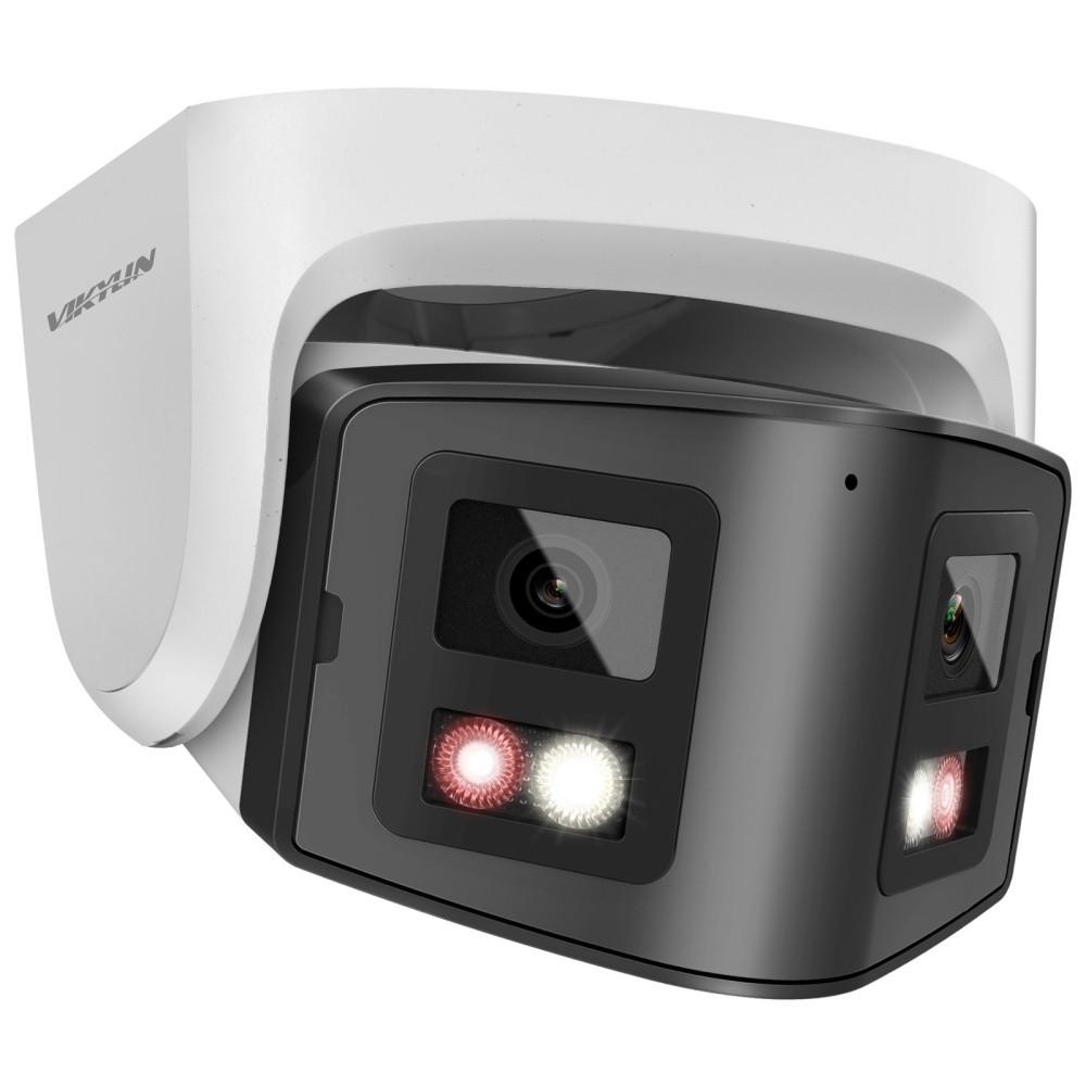Vikylin 4K 8MP Dual Lens POE IP Camera 180° Panoramic Color Night Vision Onvif