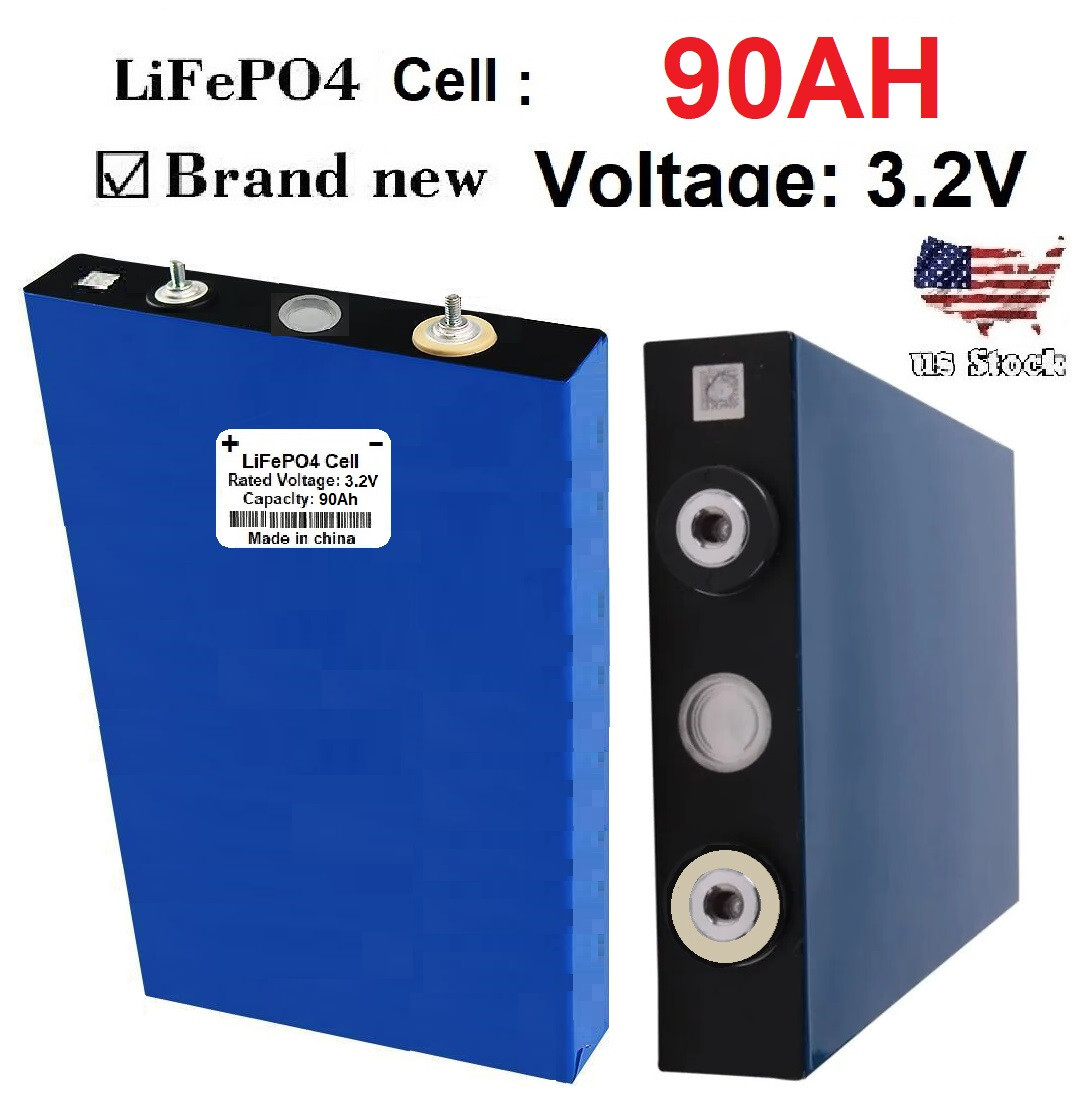 3.2V 90Ah Verified LiFePO4 Rechargeable Battery Pack Phosphate Multiple Purpose
