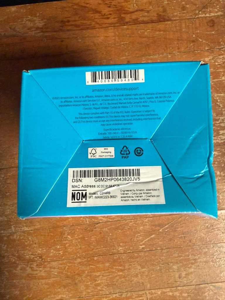 Amazon Alexa Echo Pop Smart Bluetooth Speaker New Sealed Original Packaging