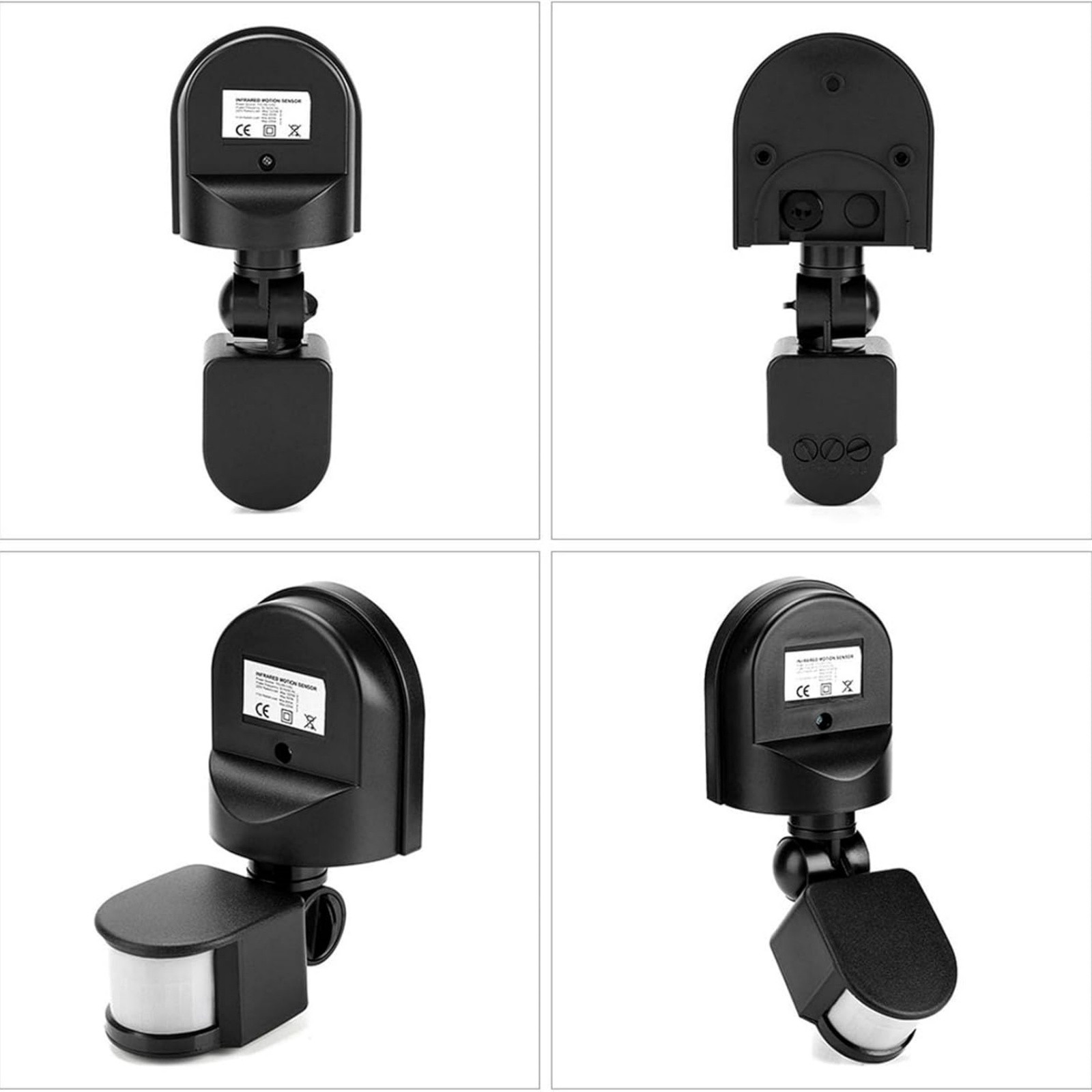 AC 85-265V Portable Motion Infrared Sensor Switch For Outdoor 180° Detection