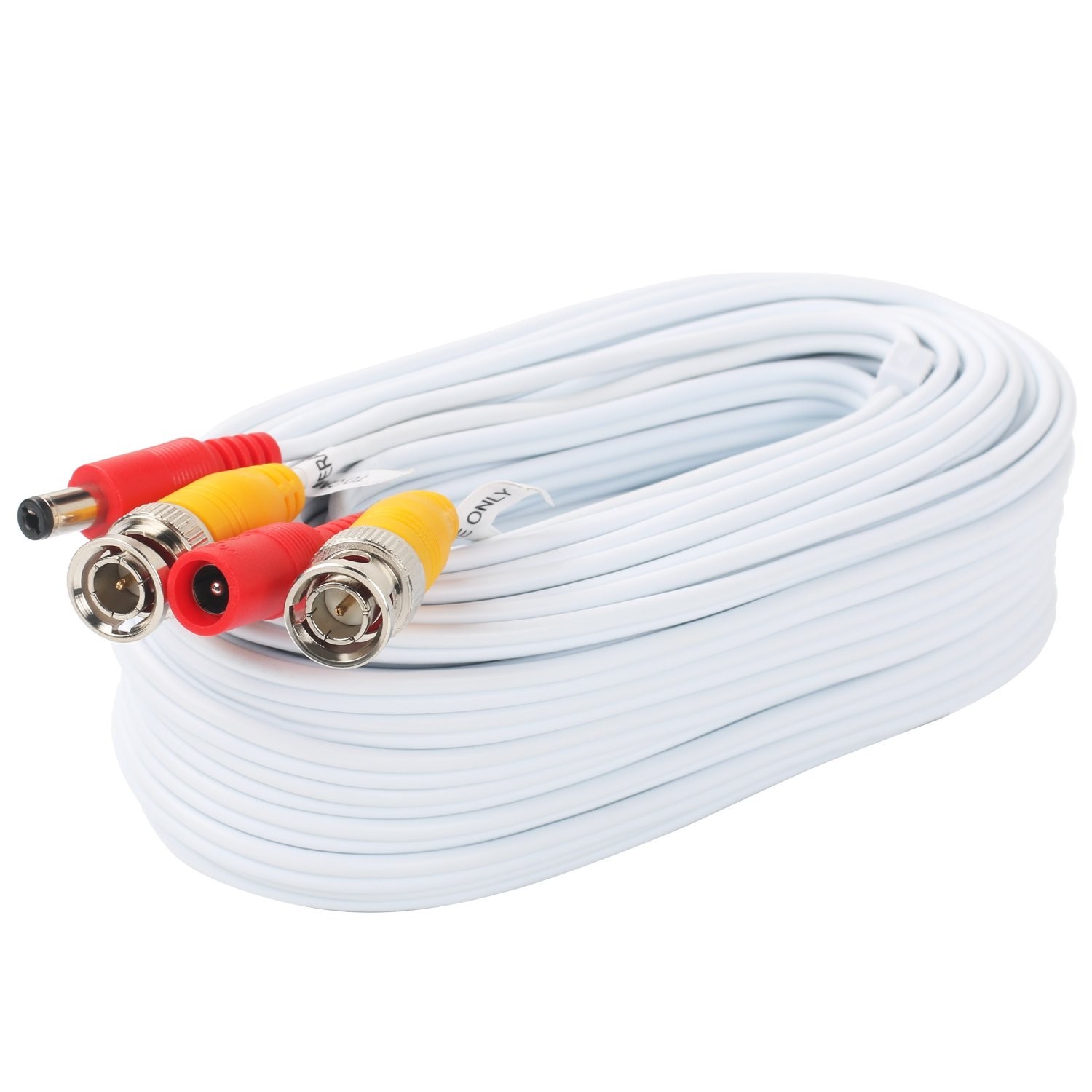 BNC Video Power Cable 25 Feet Pre-Made All-in-One Video Security Camera Cable…