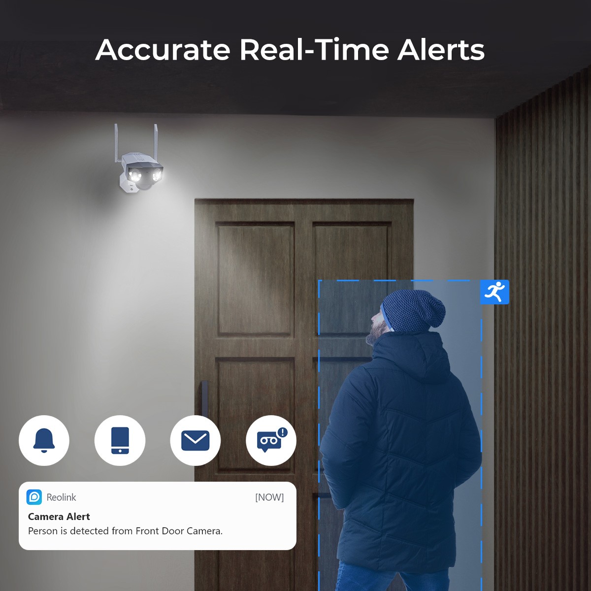 Reolink Duo 2 LTE 4G Cellular Solar Security Camera Wireless 180° View AI Detect
