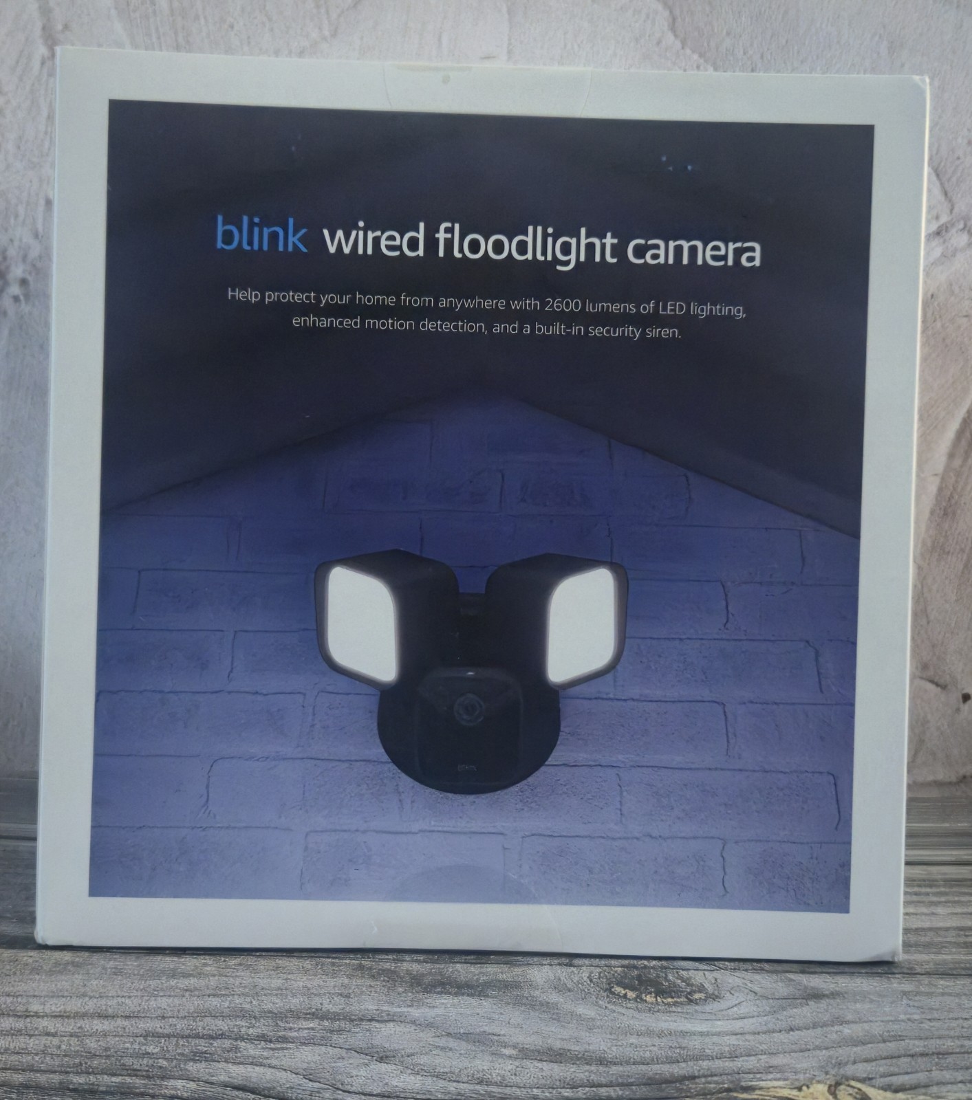 Blink – Wired Floodlight Camera – Smart security camera, 2600 lumens, HD live…