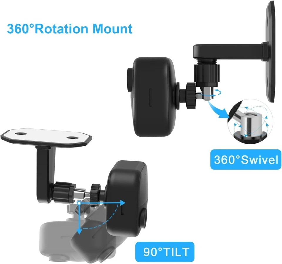 2 Pack 360 Degree Adjustable Mount for All-New Blink Outdoor (4Th Gen, 3Rd Gen)