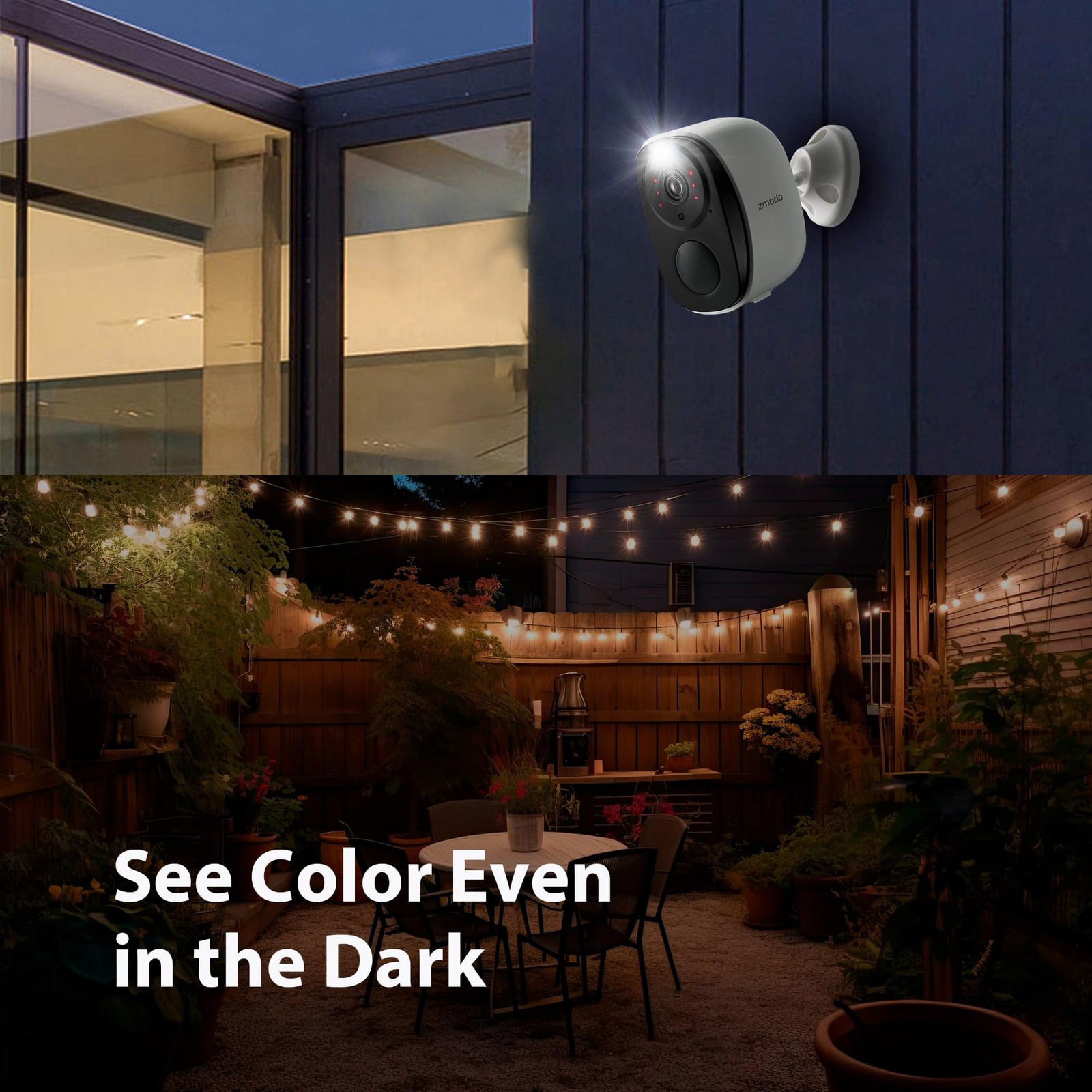 Zmodo Outdoor Wireless Security Camera -Wire-Free, Rechargeable, Battery Powe…