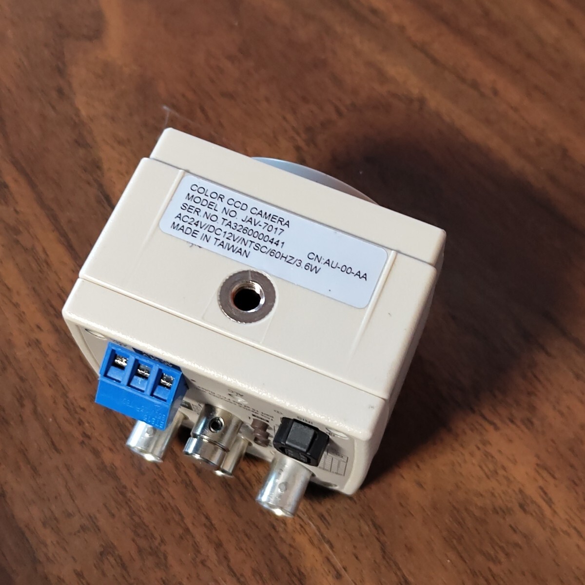 JAVS JAV-7017 Color CCD Camera CCTV Body Only – Untested – Taiwan