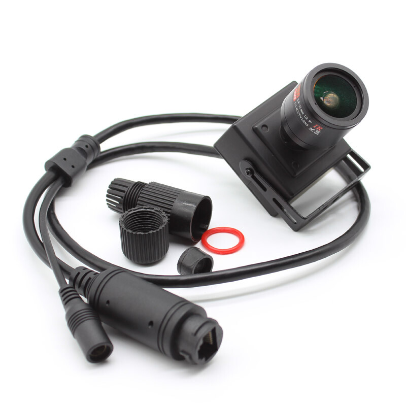 Mini Box HD 4MP Audio CCTV POE IP Camera Network Security 48V Indoor ONVIF XMEye