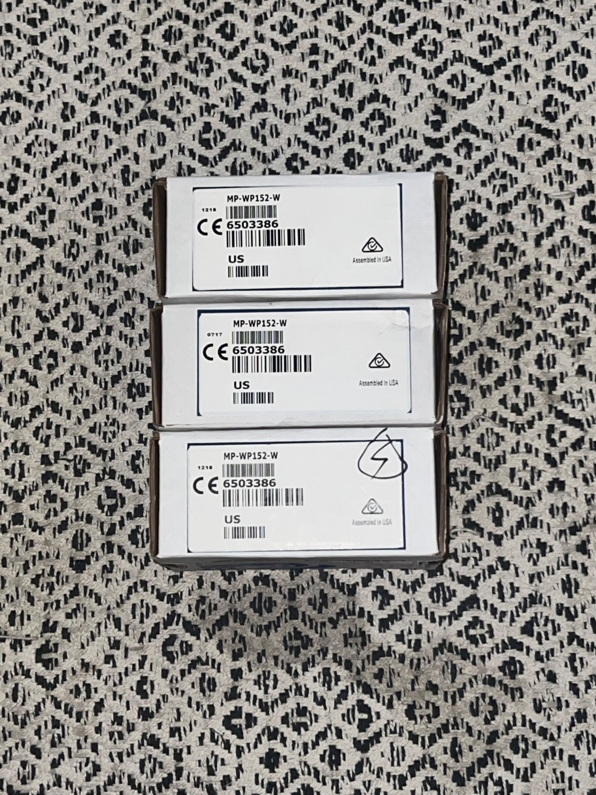Crestron MP-WP152-W Media Presentation Wall Plate New White