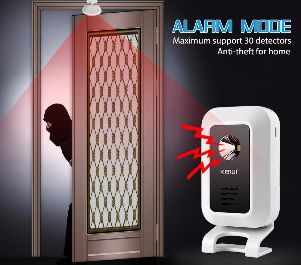 KERUI M7 Door Chime Wireless Business Door Motion Sensor Detector Visitor Alert