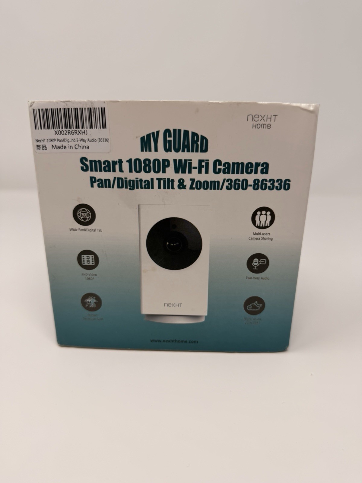 My Guard Smart 1080P Wi-Fi Camera Pan Digital Tilt and Zoom/360 Indoor