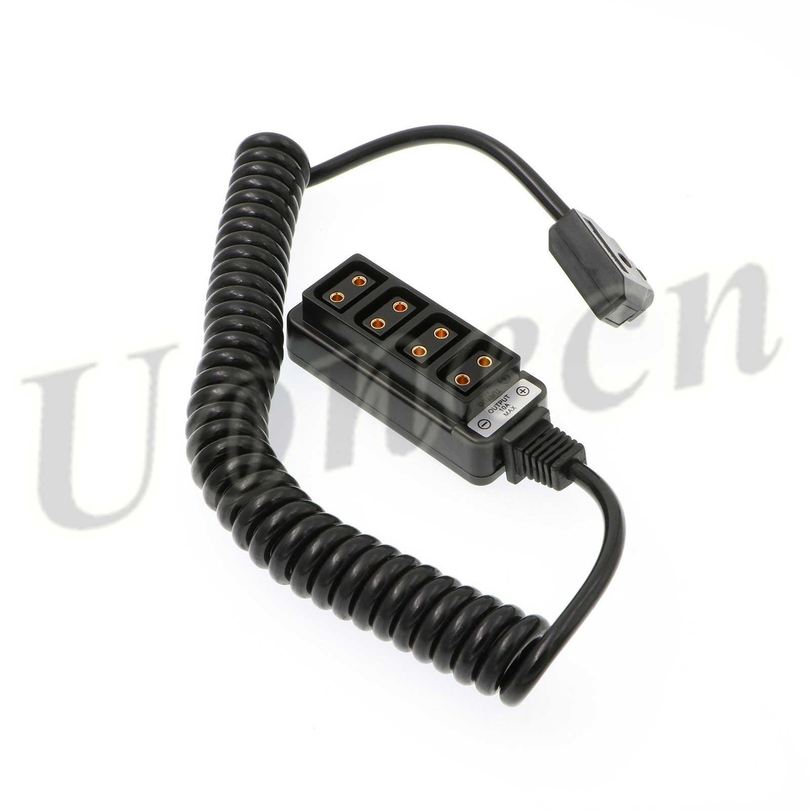 Photography Power Coiled Cable D-tap B-Type Male to 4 Port D-Tap Female for A…
