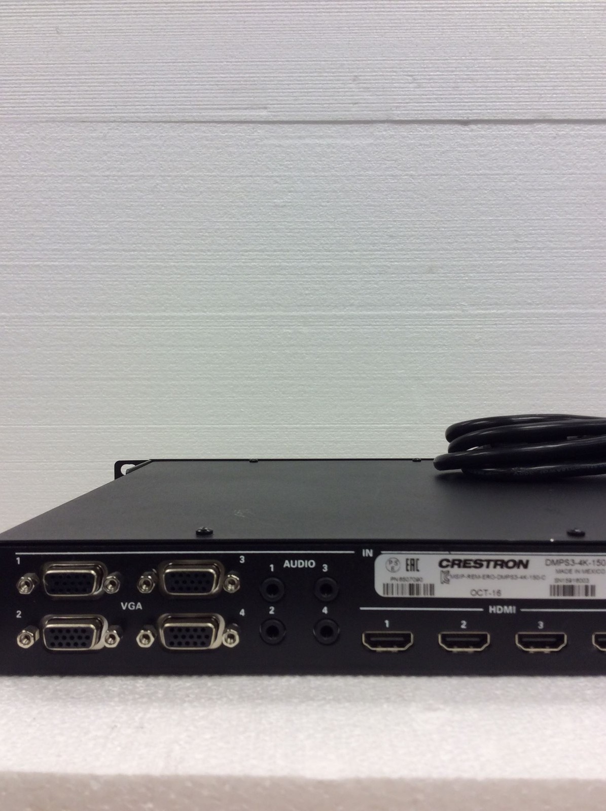 Crestron DMPS3-4K-150-C3 Digital Media Presentation System w/Power Cord WORKING