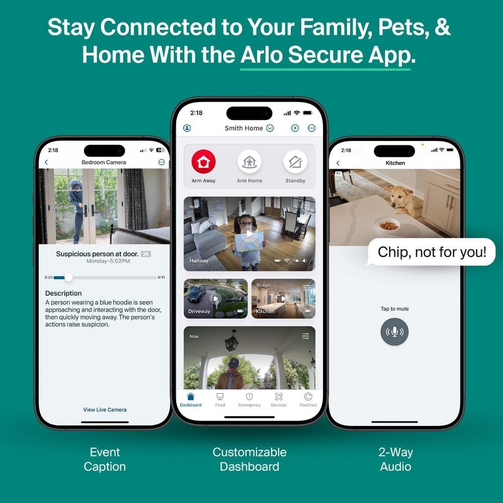 Essential Plug-In Indoor Security Camera 2K (3Rd Gen) with Dual-Band Wi-Fi and P