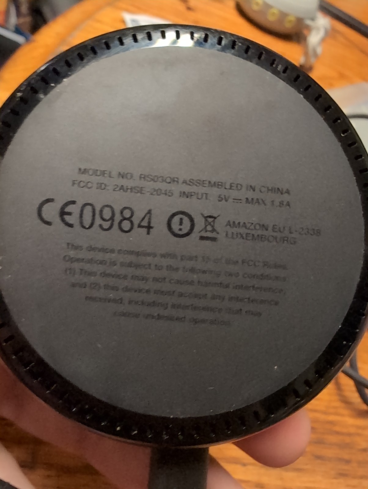 Amazon Echo Dot RS03QR (2nd Gen) – Smart speaker with Alexa Black