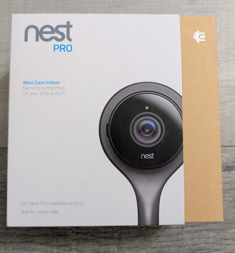 Google Nest Pro Cam Indoor Security Camera NC1103US, Black
