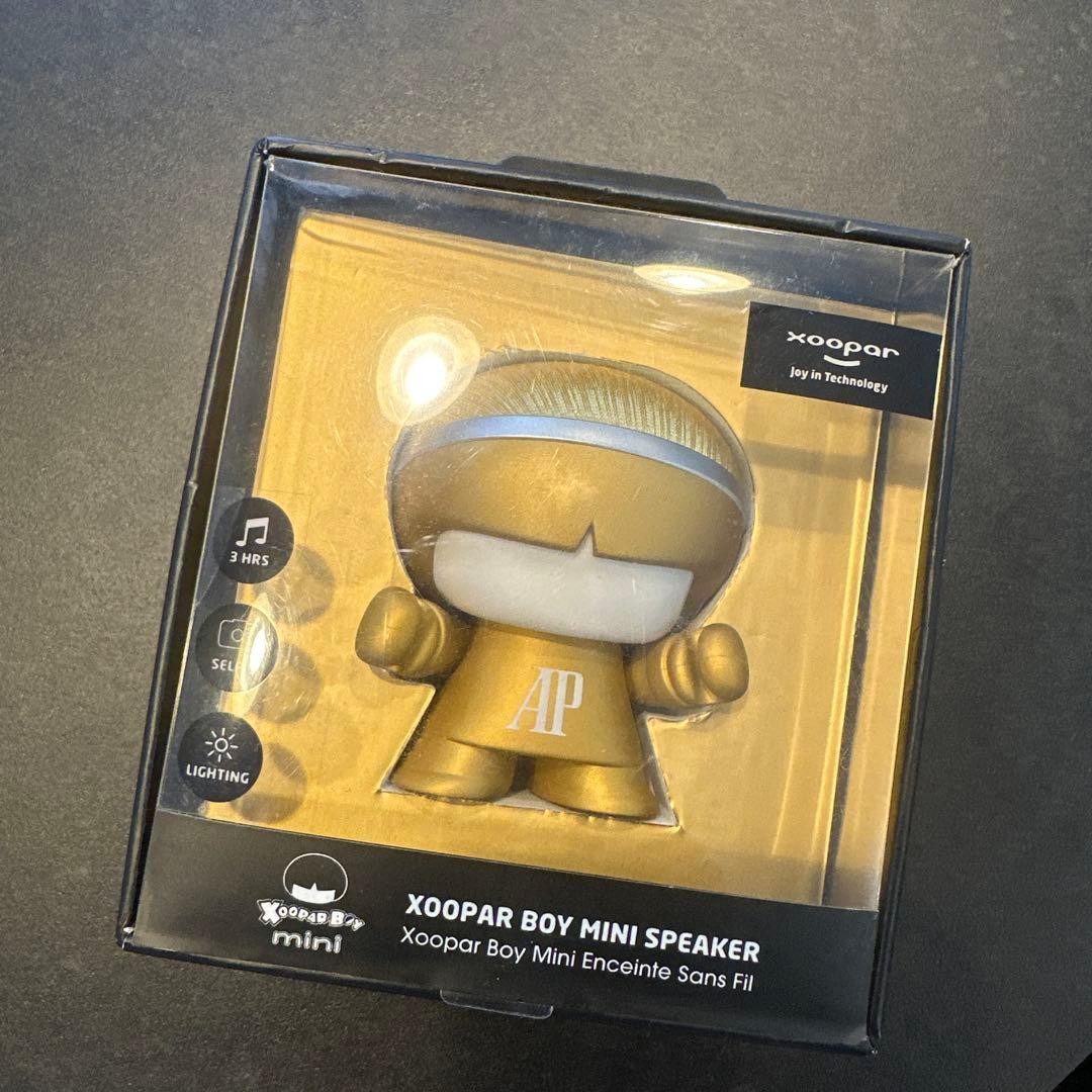 Audemars Piguet Xoopar Boy Mini Bluetooth Speaker Gold Novelty Promo Boxed Japan