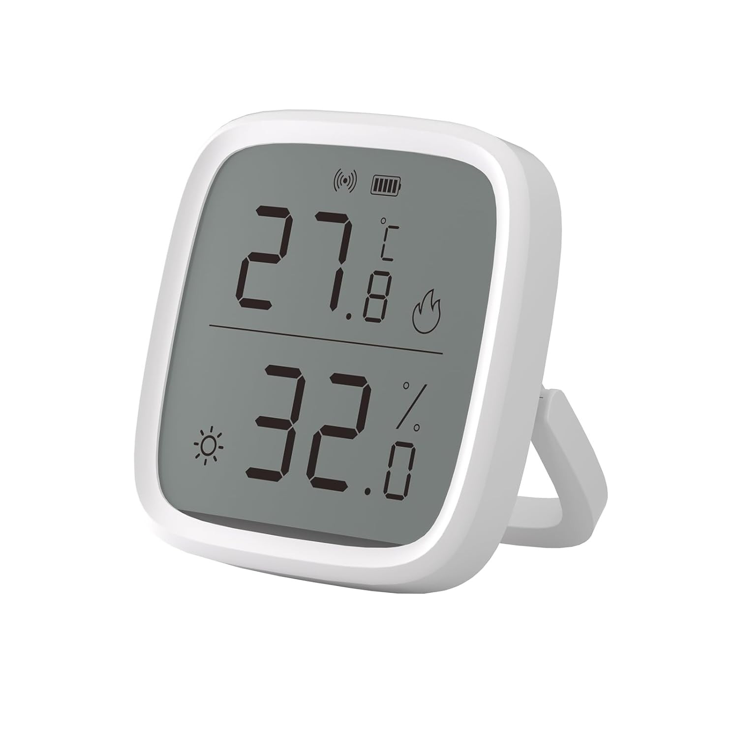Zigbee Indoor Temperature Humidity Sensor, SNZB-02D LCD Zigbee Thermometer Hygro