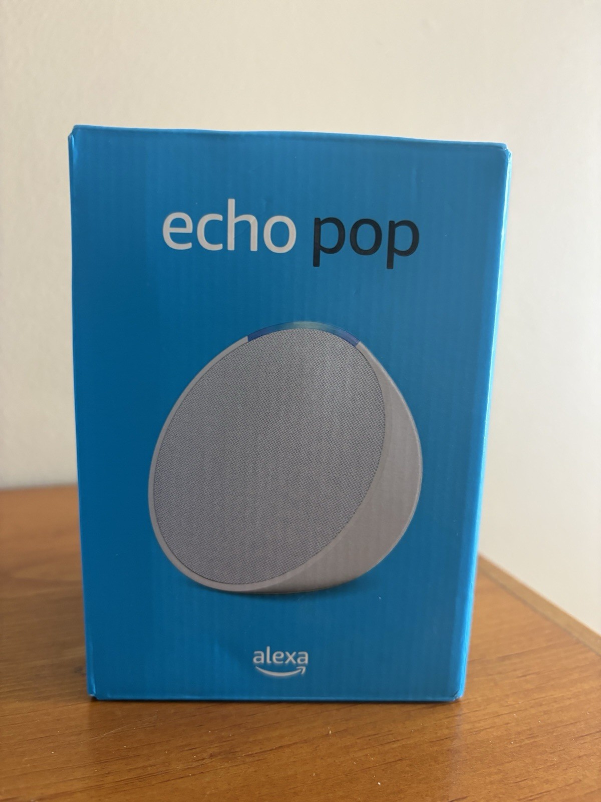 NIB Amazon Echo Pop 1st Gen 2023 Smart Speaker W/Alexa – Glacier White Brand New